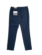 Perry Ellis Portfolio Men's Slim Fit Drawstring Suit Dress Pants Navy Blue XL