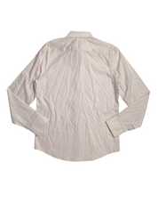 Perry Ellis Men Slim fit Long Sleeve Button-Up Shirt XXL Pink Solid