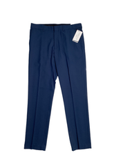 Perry Ellis Portfolio Men's Slim Fit Golf Dress Pants Navy Blue 40 x 32 US