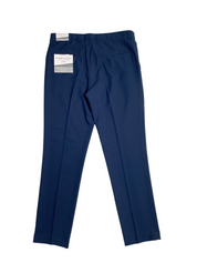 Perry Ellis Portfolio Men's Slim Fit Golf Dress Pants Navy Blue 40 x 32 US