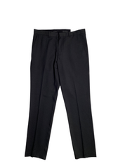 Perry Ellis Portfolio Mens Slim fit Dress Pants 36 / 32 Grey Solid