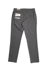 Perry Ellis Portfolio Mens Slim Fit Drawstring Suit Dress Pants Grey Large