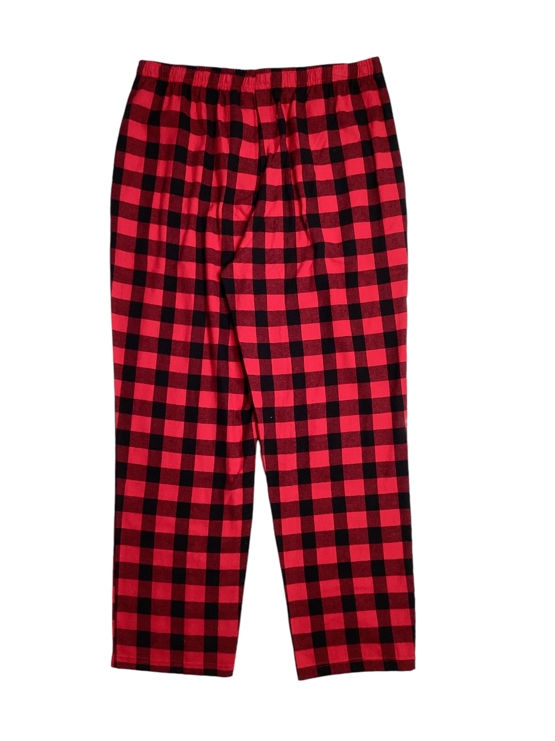 Perry Ellis Portfolio Mens Buffalo Plaid Flannel Pajama Sleep  Pants XL