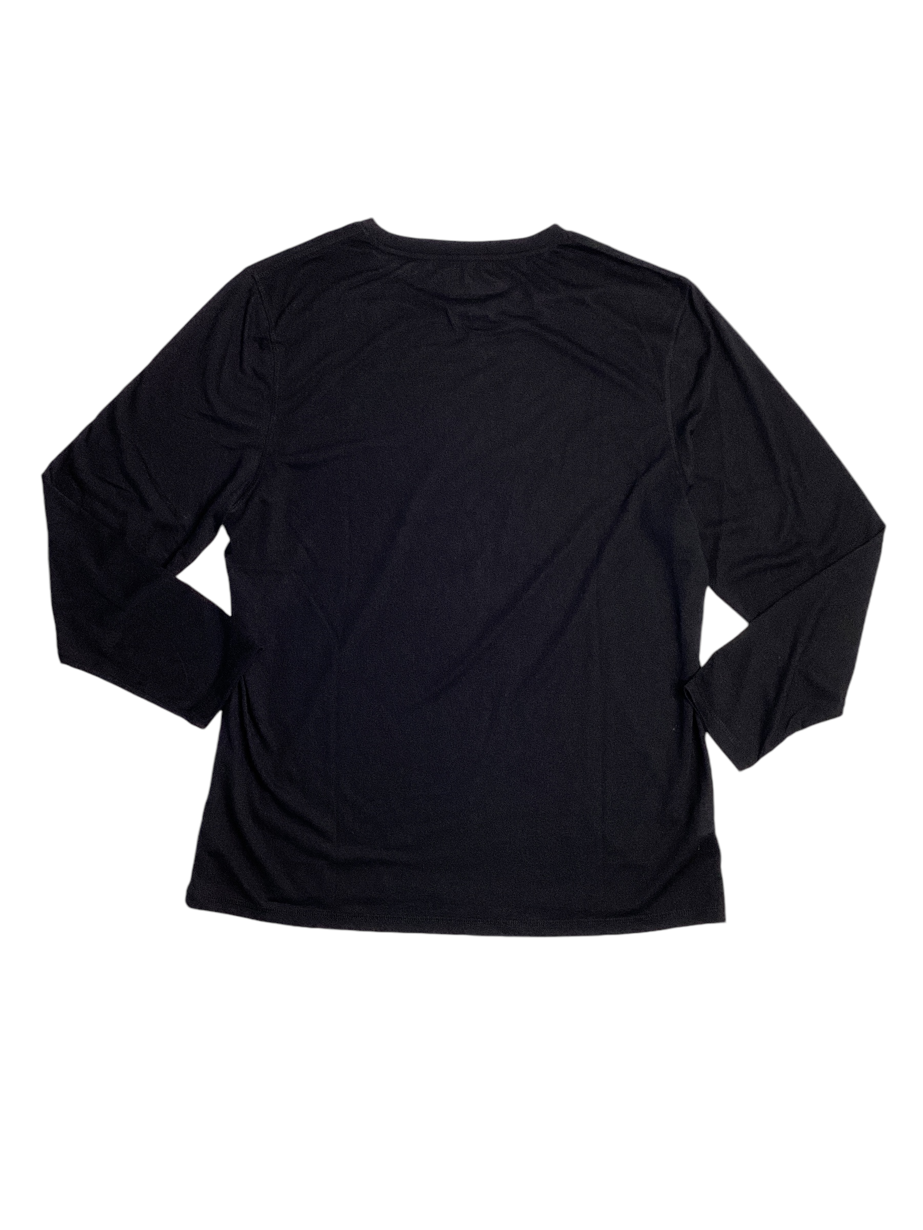 Perry Ellis Portfolio Mens Long Sleeve Pajama Sleep T Shirt Black XL