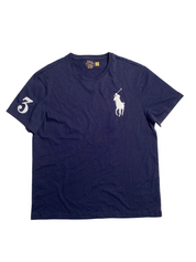 Polo Ralph Lauren Mens Big Pony T Shirt Large Navy Blue
