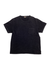 RRL Ralph Lauren Mens Crewneck Pocket T Shirt XL Black