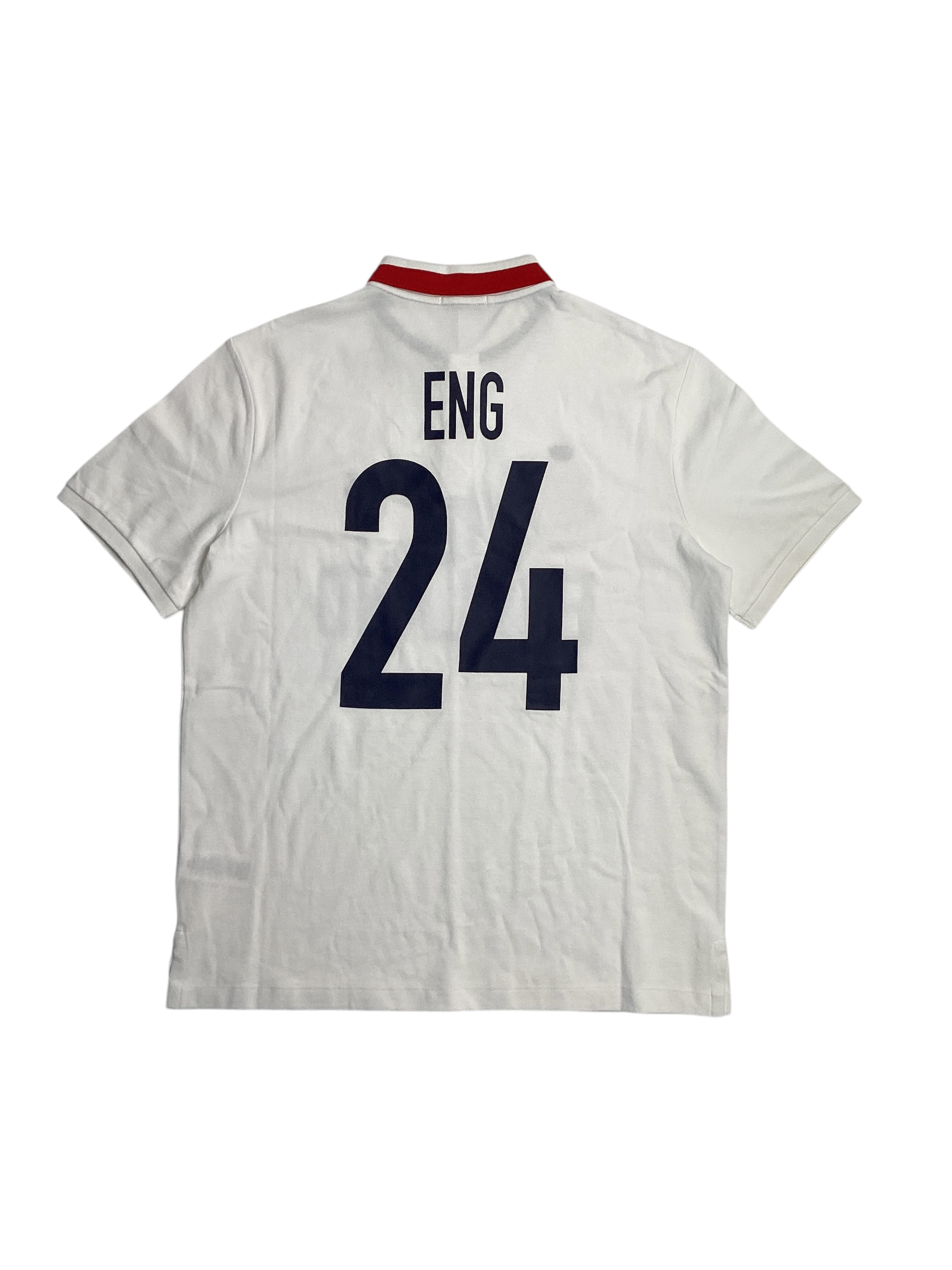 Polo Ralph Lauren Mens Classic Fit ENGLAND Shirt Large White