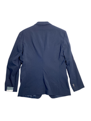 Perry Ellis Mens Slim Fit Sport Coat Blazer Navy Blue 42R
