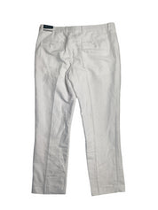 Perry Ellis Mens Linen Suit Dress Pants Bright White 38 x 32