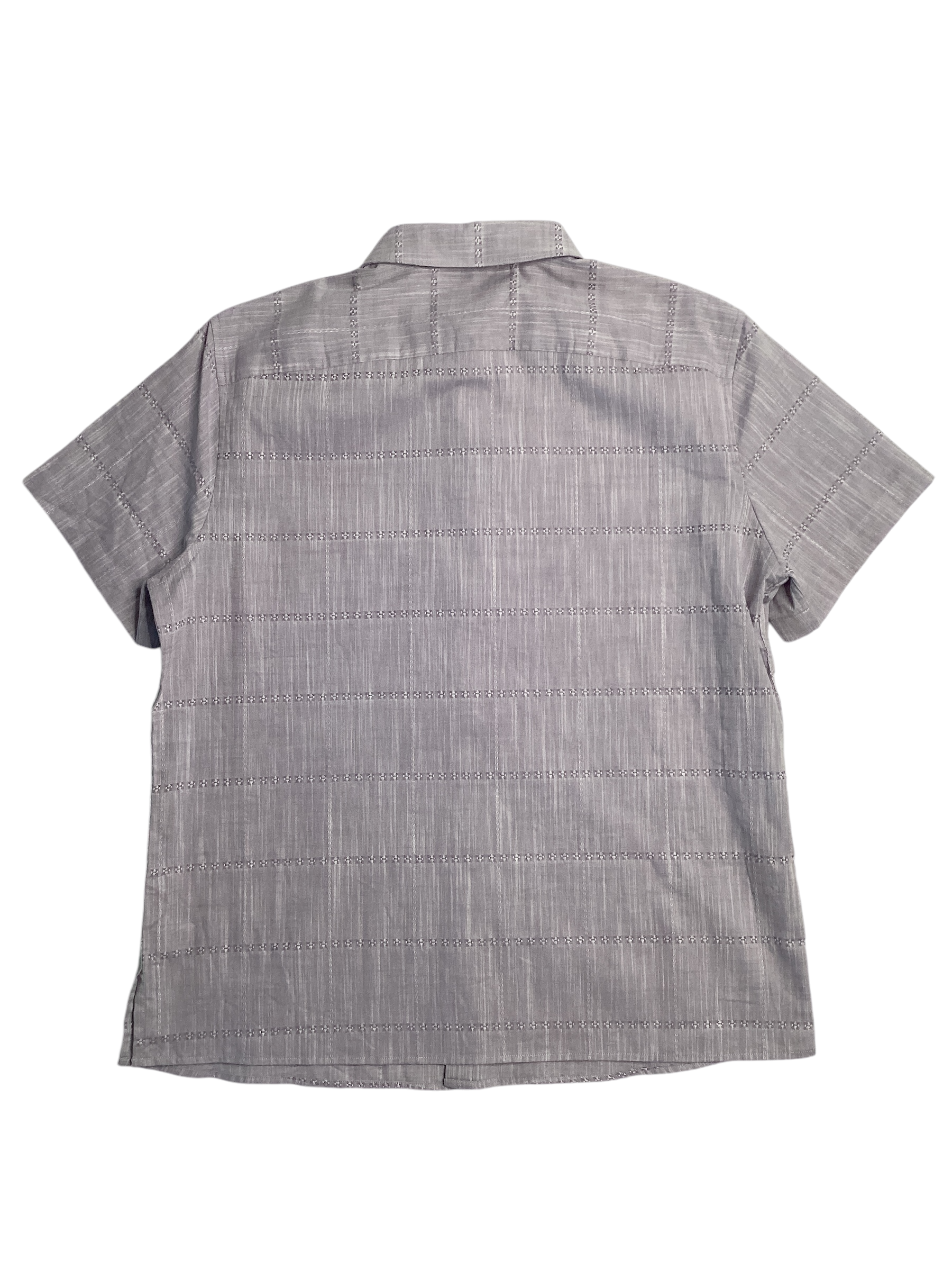 Perry Ellis Mens Button Down Shirt Purple XL