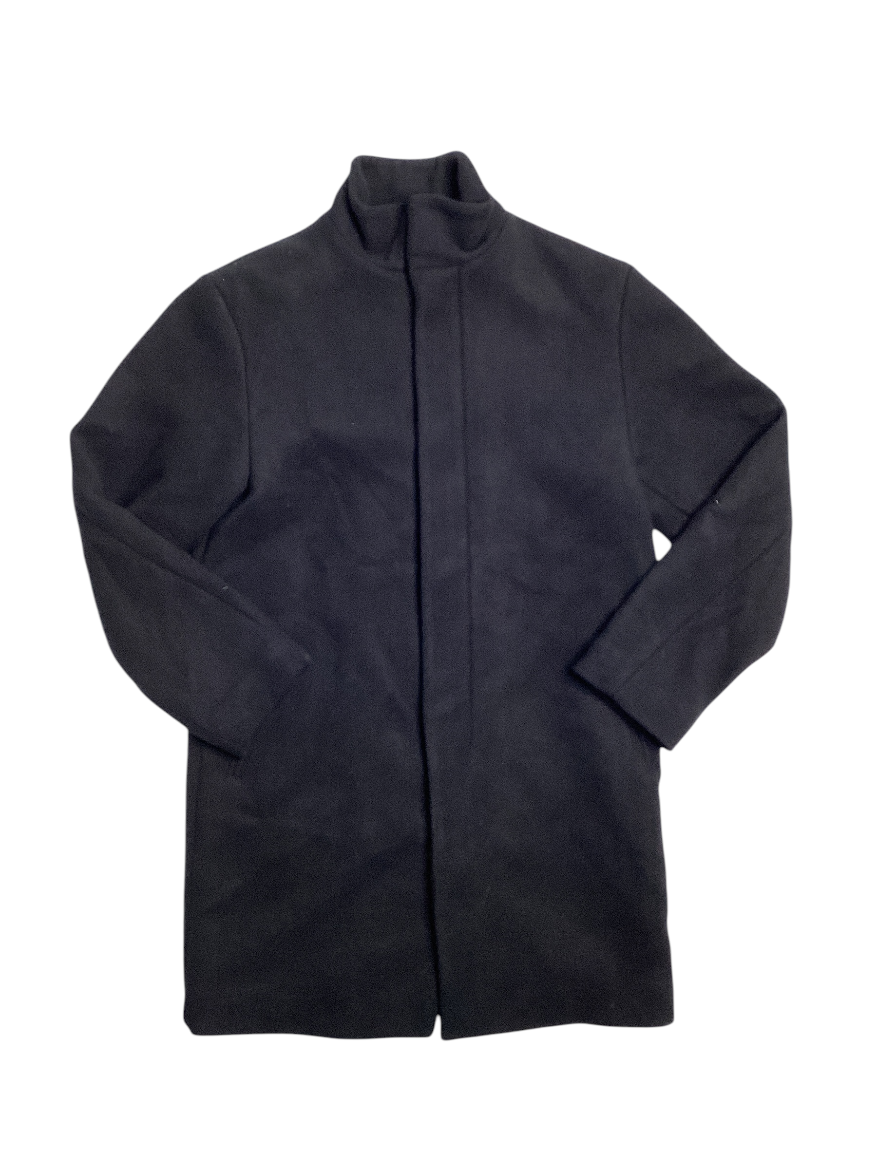 Calvin Klein Mens Modern Fit Wool Car Coat Overcoat 2XL XXL Black
