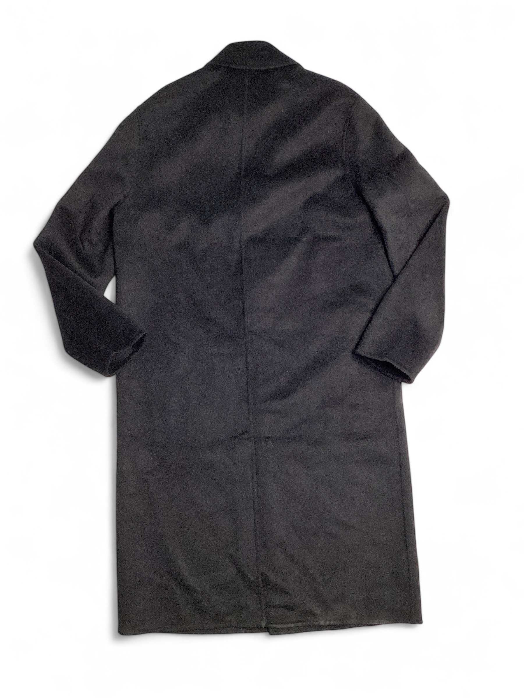 Calvin Klein Mens Regular Fit Wool Overcoat Coat Medium Black