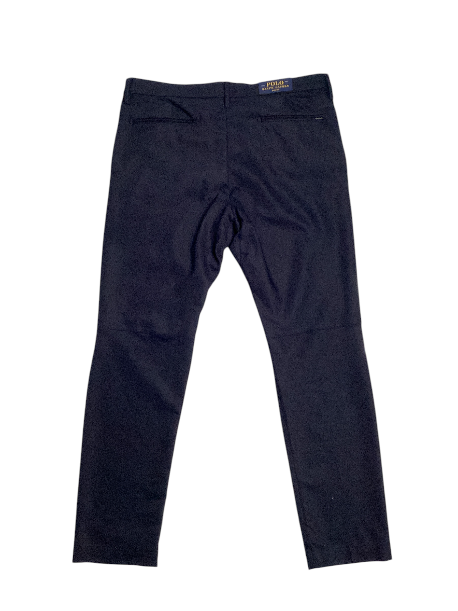 Polo Ralph Lauren Men's Slim Fit Stretch Dobby Pants 36 x 32 Navy Blue