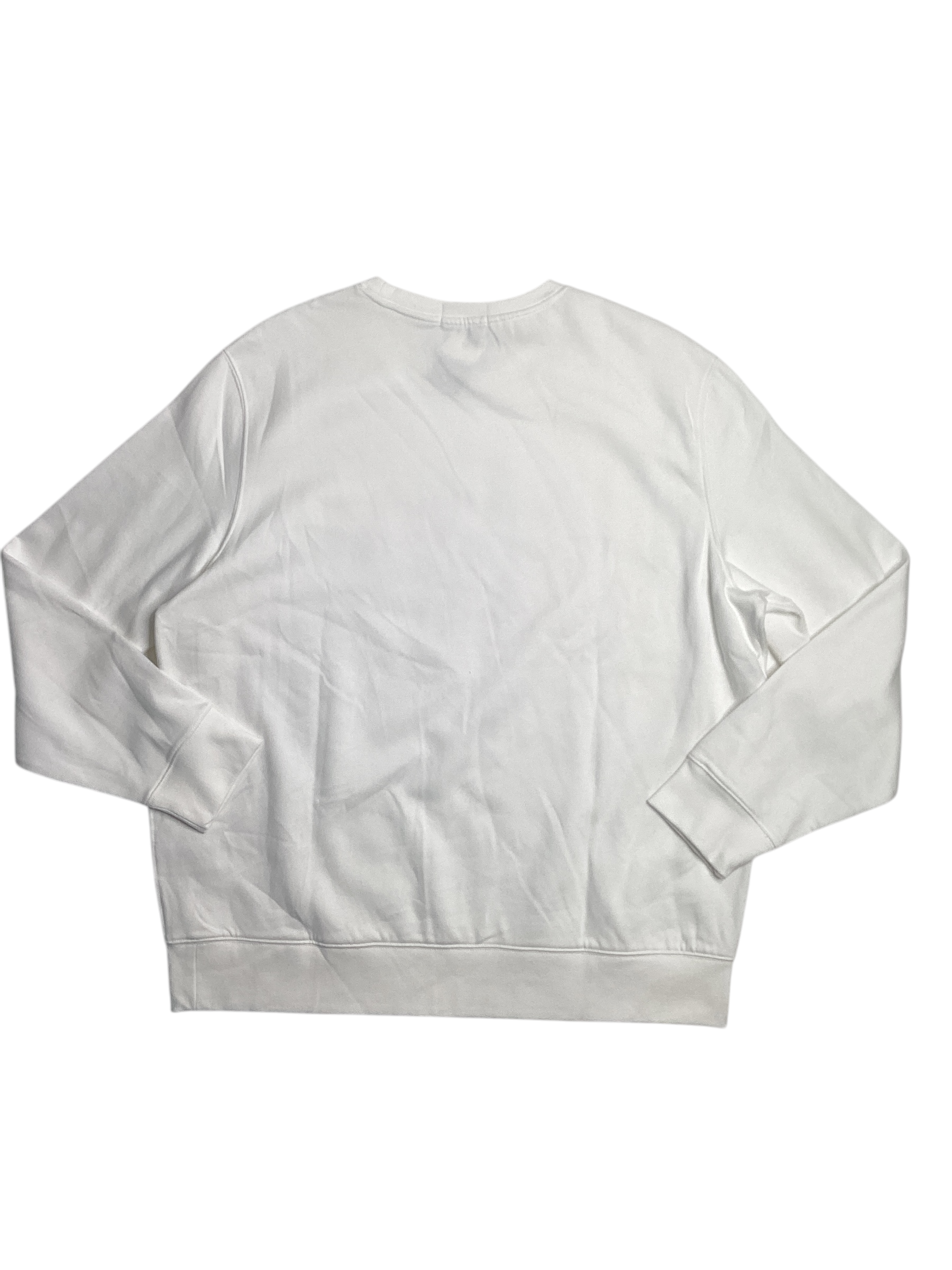 Polo Ralph Lauren Mens Sweatshirt Polo Logo 1967 Fleece Sweatshirt White 2XL