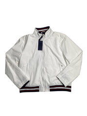 Perry Ellis America Men's Sailing Full Zip Jacket XXL 2XL White