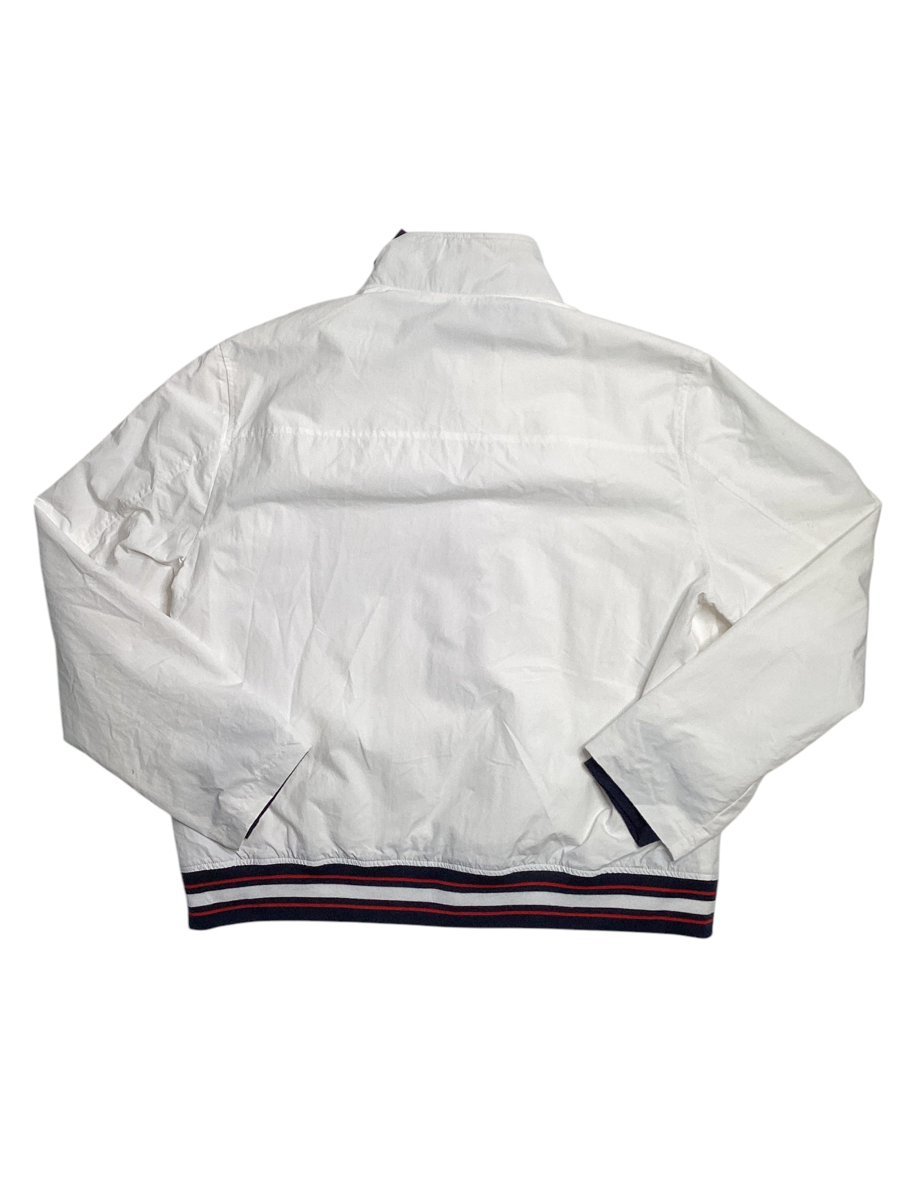 Perry Ellis America Men's Sailing Full Zip Jacket XXL 2XL White