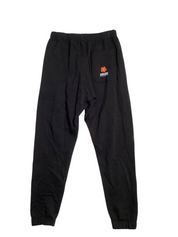 Kenzo Mens Boke Flower Embroidered Jogger Sweatpants Small Black