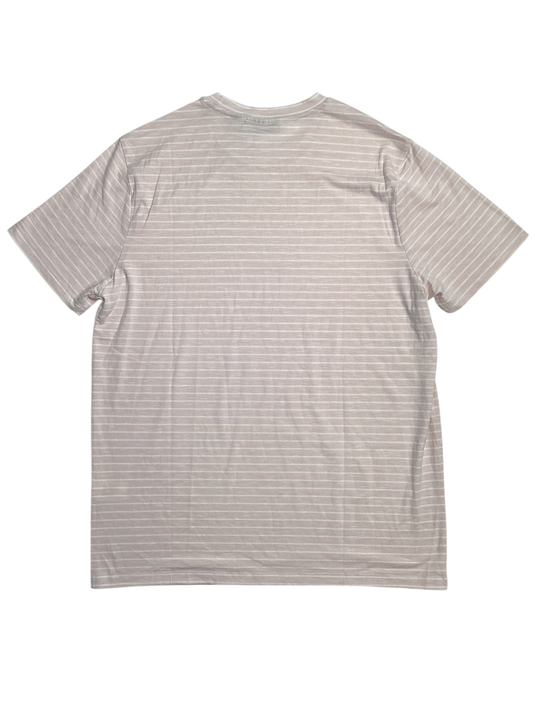 Perry Ellis Men's Short Sleeve Crewneck T Shirt Sepia Rose Pink Large