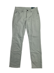 Perry Ellis Mens Slim fit Casual Pants 32 / 30 Grey Solid Stretch