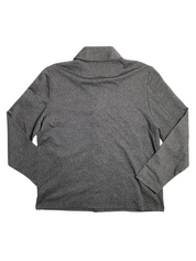Perry Ellis Mens V Neck Button Down Knitted Cardigan Sweater Grey XL