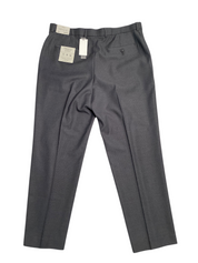 Perry Ellis Portfolio Men's Non Iron Dress Pants Brushed Nickel 36 x 29