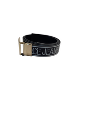 Versace Mens Black Leather Belt Size 90