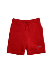 Hugo Boss Men's Desquera Logo Fleece Sweat Shorts Medium Red