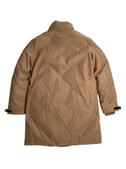 Michael Kors Mens Parka Coat Jacket Dark Camel Brown XL NO HOOD