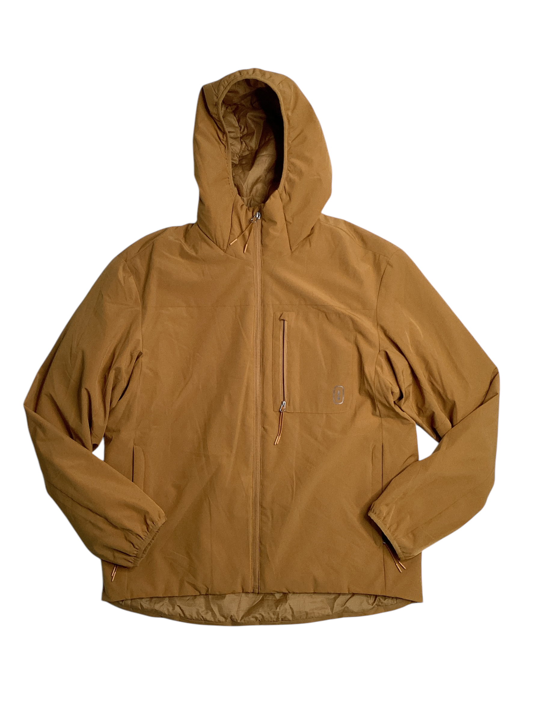 BASS OUTDOOR Men's Firebird Softshell Rain Jacket Large Brown