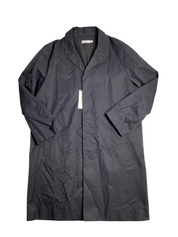 Calvin Klein Men's Classic Fit Button-Front Trench Coat XXL 2XL Black