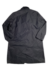 Calvin Klein Men's Classic Fit Button Front Trench Coat Black Large