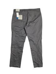 Perry Ellis Portfolio Men's Slim-Fit Stretch Cotton Dress Pants 36 x 29 Grey