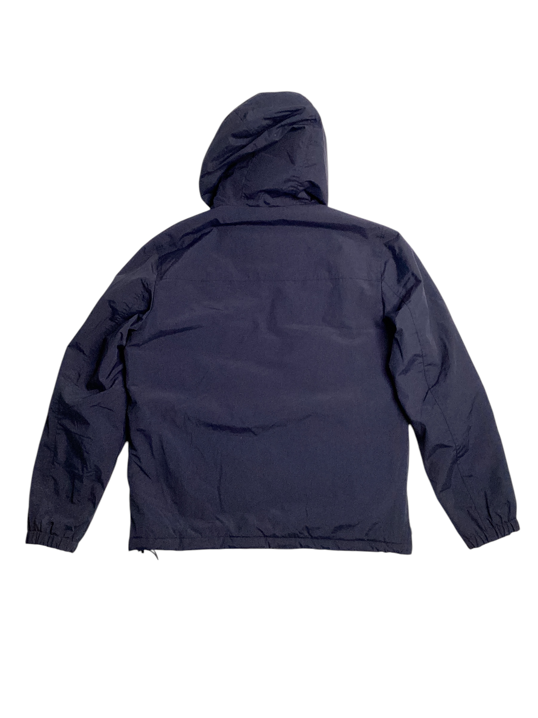 Tommy Hilfiger Mens Water Resistant Hooded Fleece Lined Anorak Jacket Small Navy