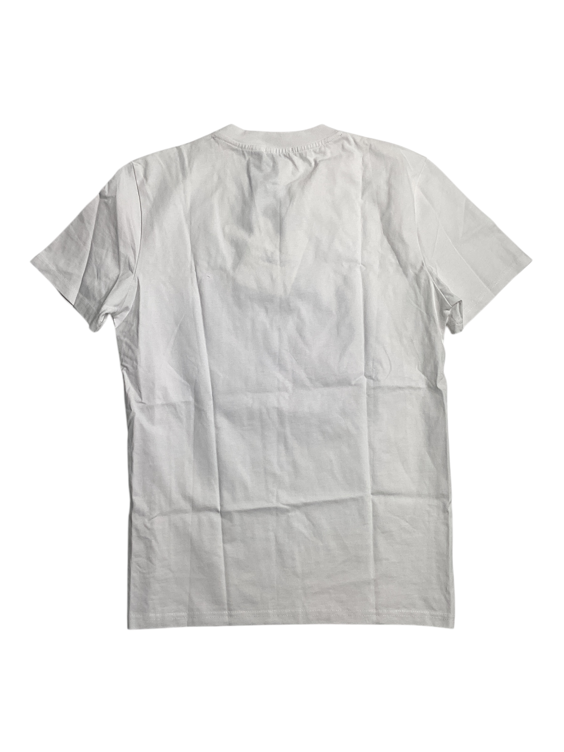 Moncler Mens Crown Short Sleeve Graphic T Shirt White  Medium