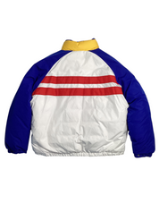 Polo Ralph Lauren Mens Reversible Color Blocked Stripe Down Bomber Jacket XL