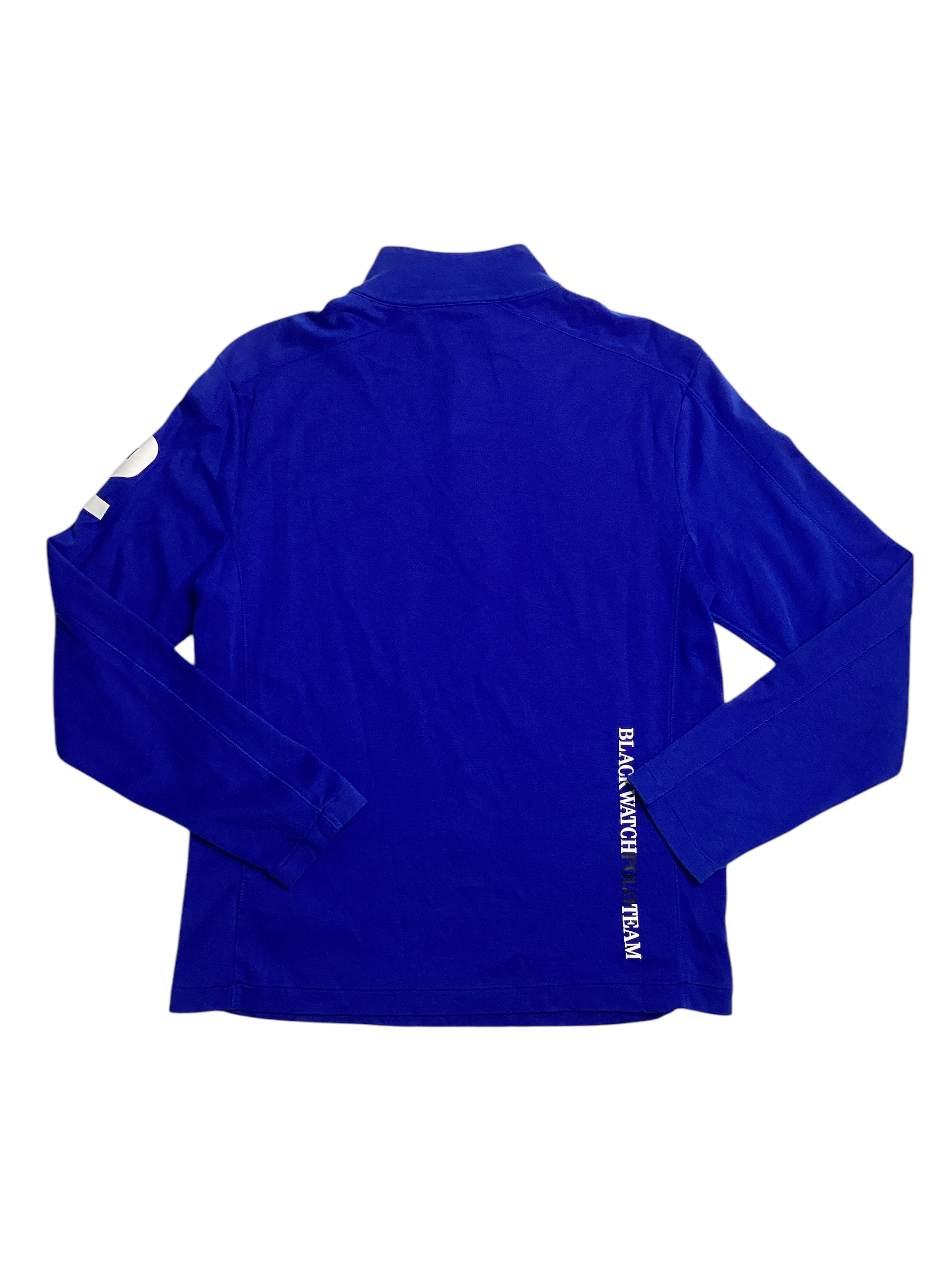 Ralph Lauren Polo Mens Quarter Zip Shirt Pullover Small Blue