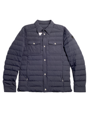 Moncler Mens Mauldre Snap Down Jacket Size 3 / Large Navy Blue