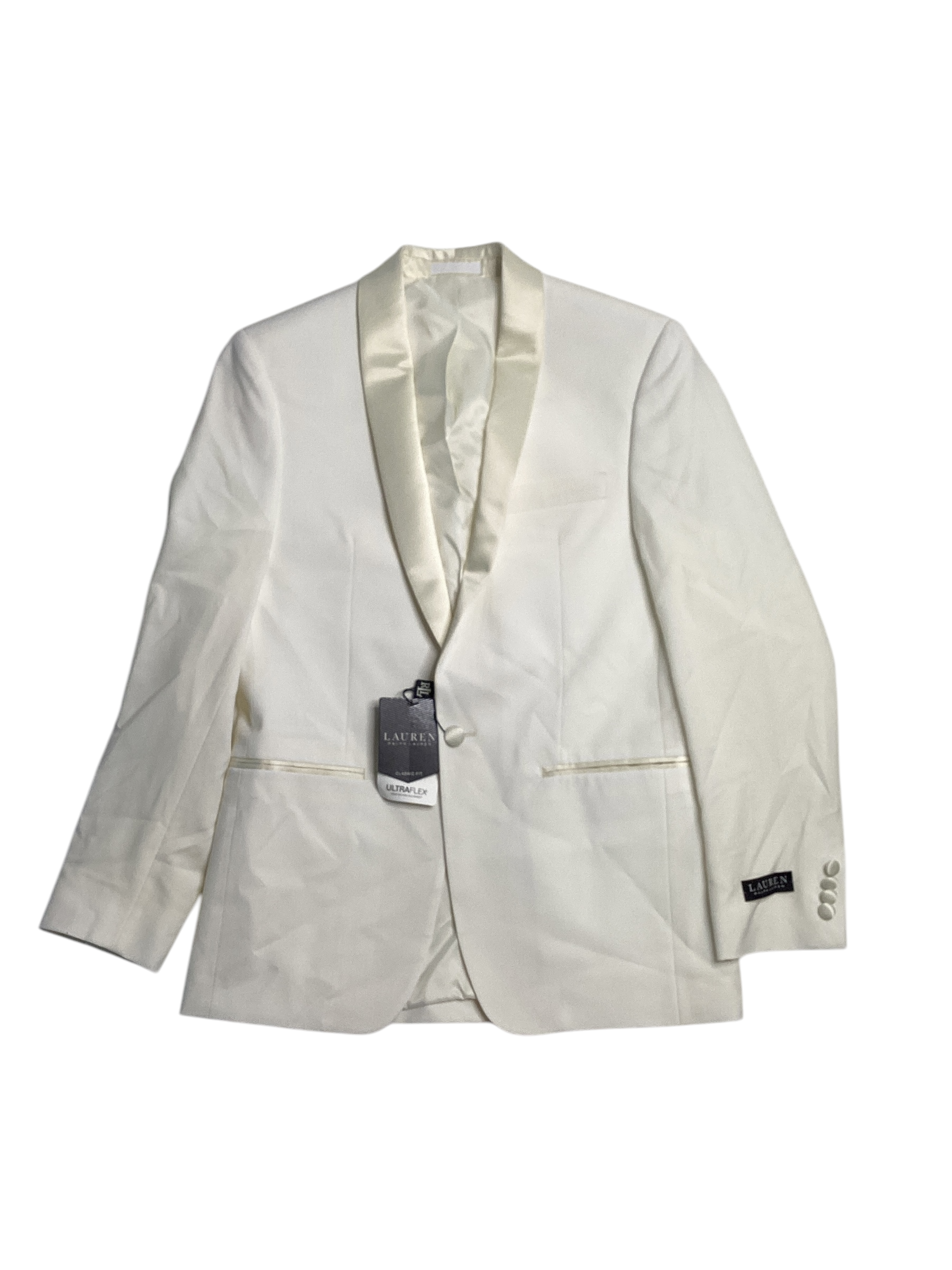 Lauren Ralph Lauren Men's Classic-Fit Wool White Shawl Collar Dinner Jacket 36R