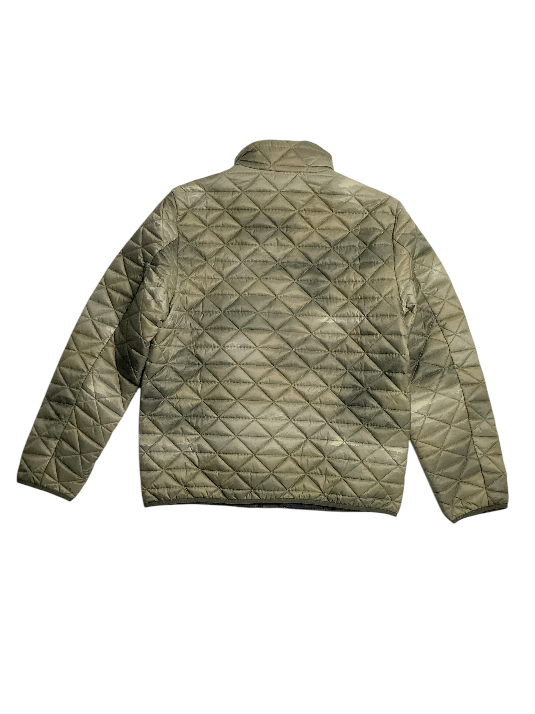 BASS OUTDOOR Men's Delta Diamond Quilted Puffer Jacket Mirage Green Medium