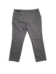 Alfani Mens Regular fit Casual Pants 36 / 30 Grey Solid Stretch