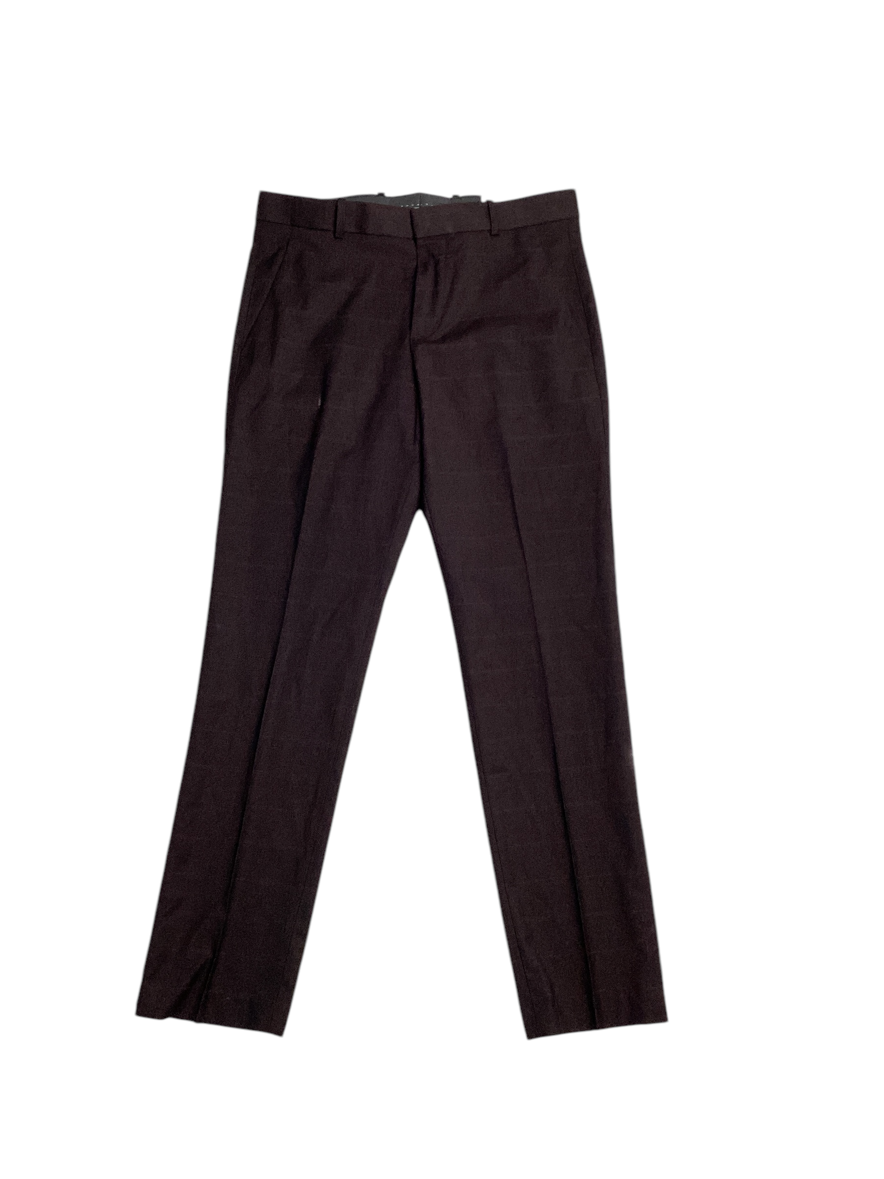 Perry Ellis Portfolio Mens Modern Fit Suit Dress Pants Brown 29 x 30