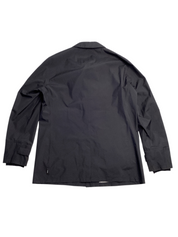 Herno Mens Laminar Goretex Raincoat Coat 50 IT / 40 US Medium Black Waterproof
