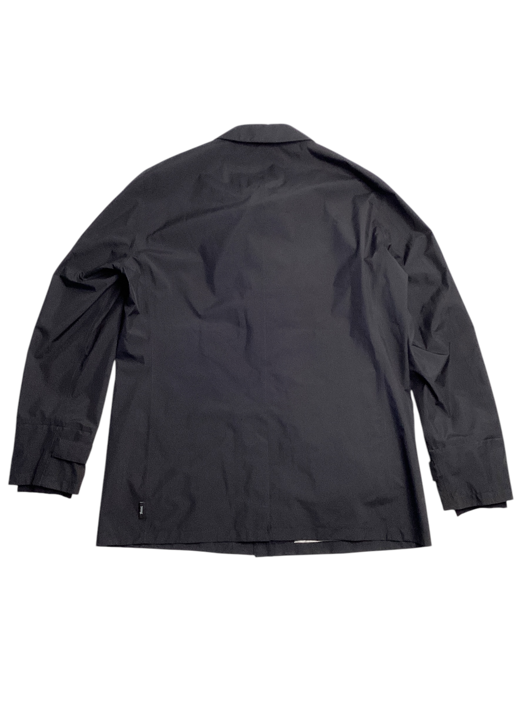 Herno Mens Laminar Goretex Raincoat Coat 50 IT / 40 US Medium Black Waterproof