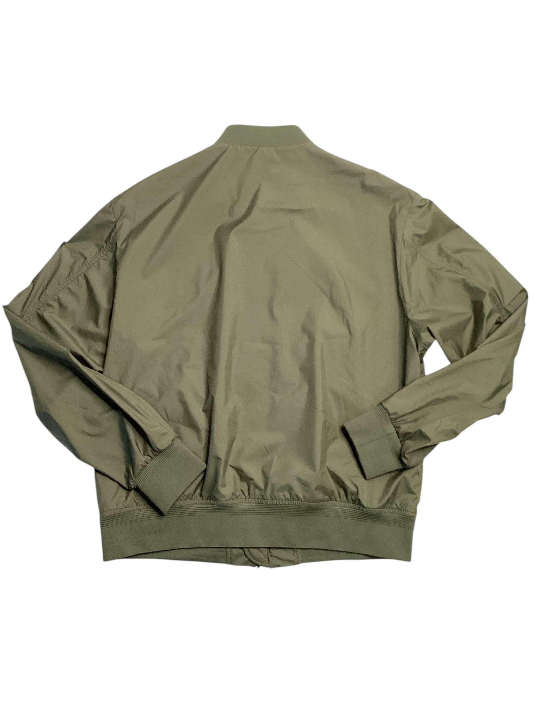 Moncler Mens Bharani Bomber Jacket Coat 4 / XL Olive Green