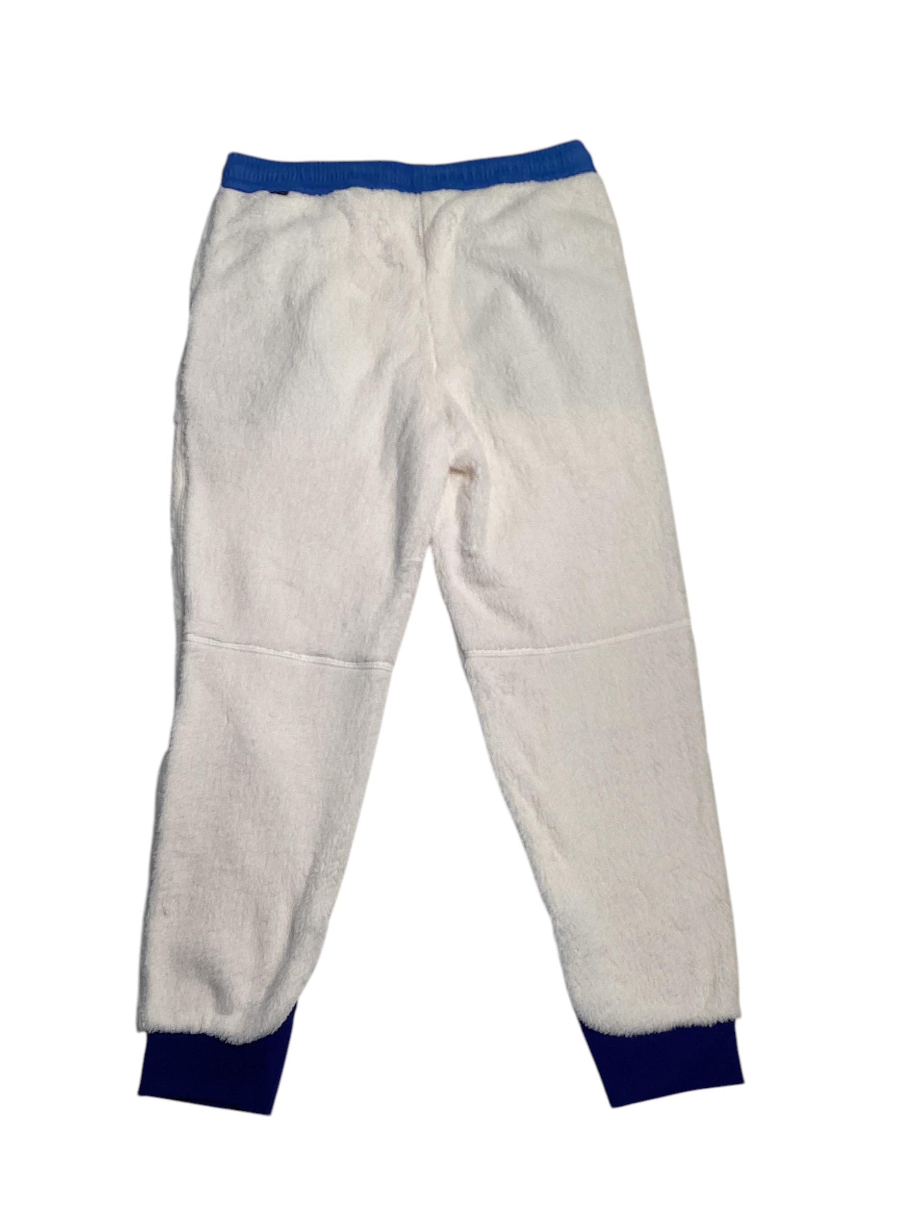 MONCLER Mens Grenoble Fleece Sweatpants Pants Size XL White Blue