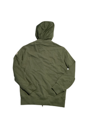 Moncler Mens Zip Front Hoodie Jacket Small Green