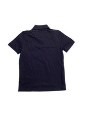 Moncler Men's Retro Logo-Tape Polo Shirt XS Navy Blue