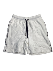 Moncler Mens Kevyn Three Pocket Terry Shorts Small White