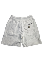 Moncler Mens Kevyn Three Pocket Terry Shorts Small White