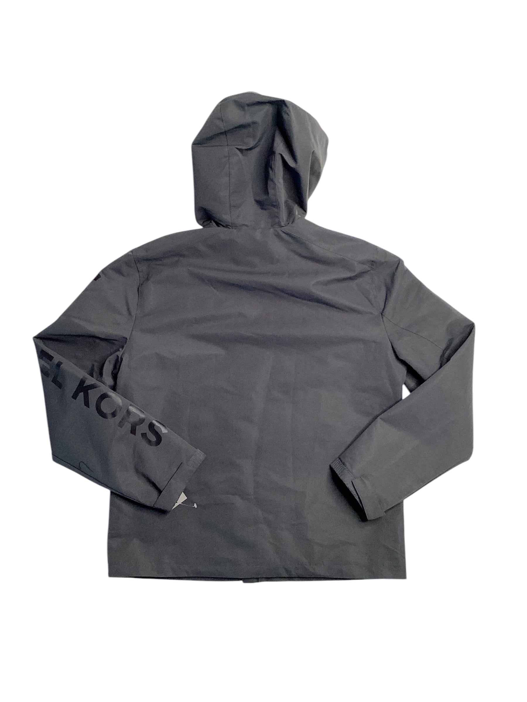 Michael Kors Mens Logo Windbreaker Jacket Medium Dark Grey